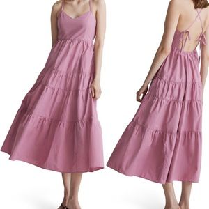 Madewell Sidonie Cotton Poplin Maxi Dress